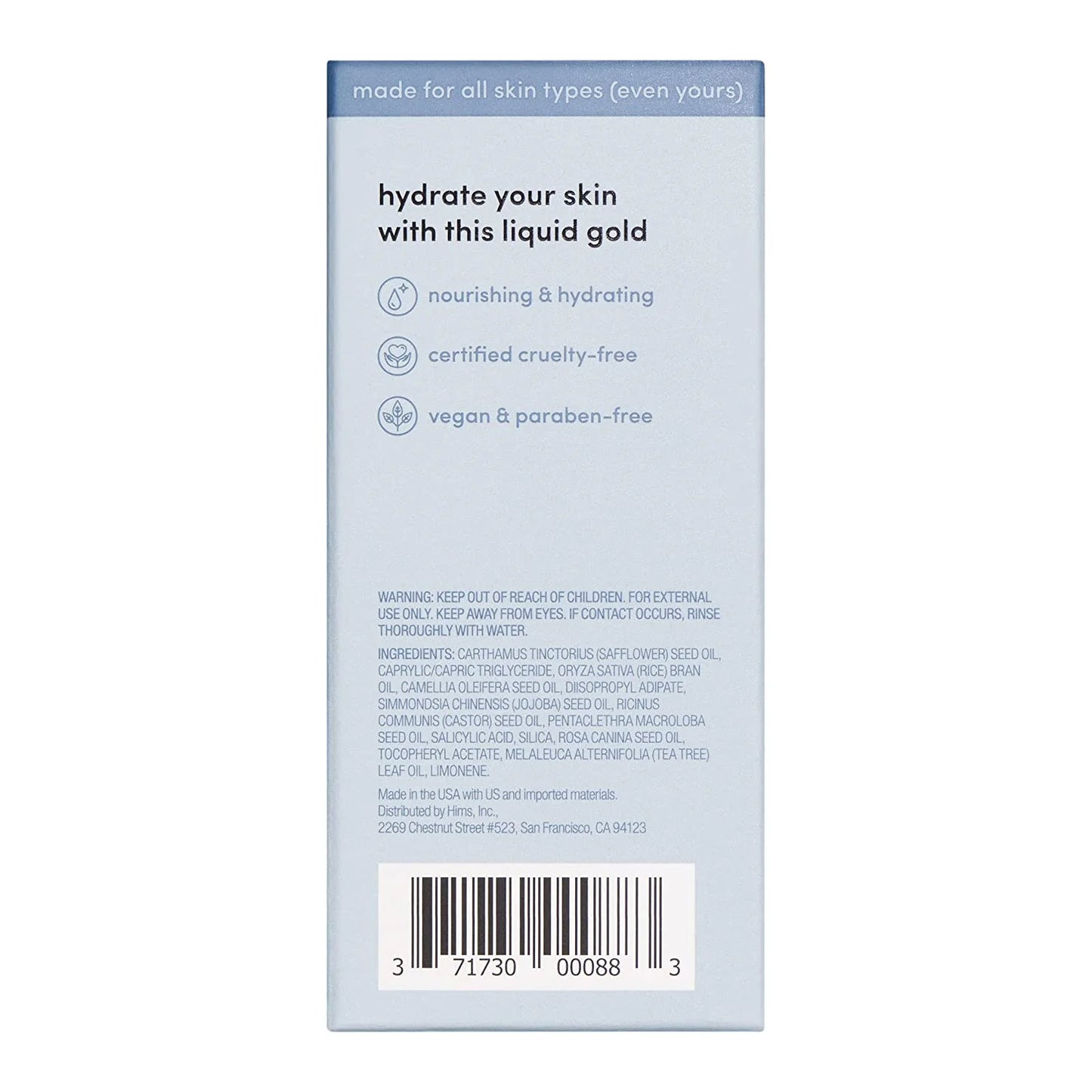 Effortless Glow Face Oil, Lightweight, Hydrating Drops, 1 Fl Oz